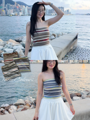 🇰🇷Vacation Knitted Tube Top