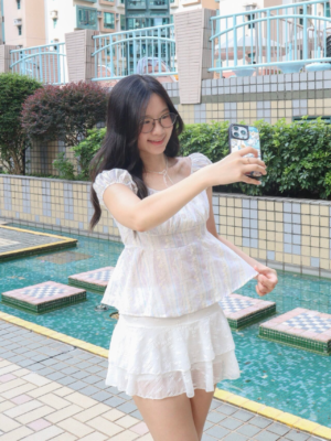 🇹🇭新布料！碎花間條Blouse