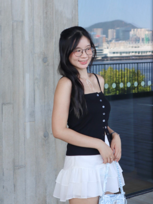 【七月NEW IN】🇰🇷珠光排鈕吊帶背心 Pearl Button Tank Top