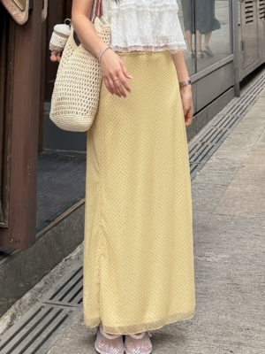 My Pick！Matte Dotted Dress