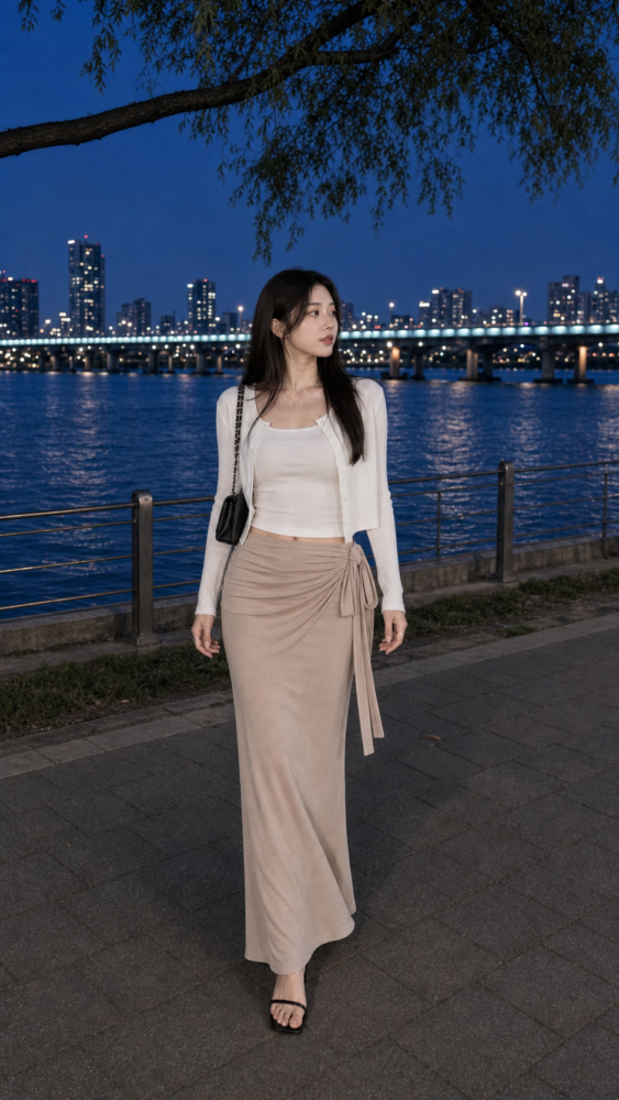 【八月NEW IN】Perfect Ribbon Mermaid skirt - Image 2