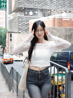 【九月🍂NEW IN】限量白色最後一套！🇰🇷 店主自留~Sofy Lace Crop Tee Set