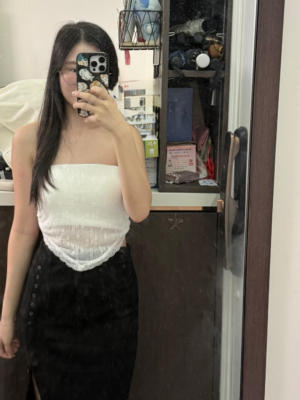 【九月NEW IN】🇹🇭加購價 $50 Sofy Lace 暗花倒三角連胸墊背心